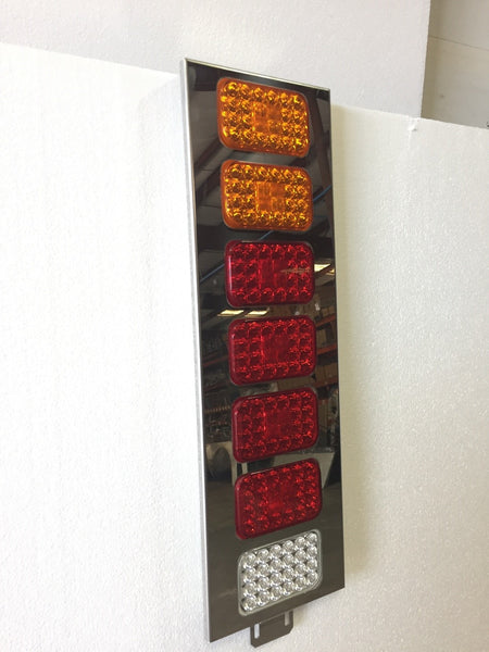 Taillight Conversion Kit, LED - Rectangular -  Prevost XL - 430380PSLED-RECT