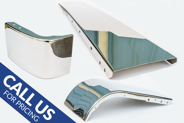 XL, XLII & X3 Polished Stainless Bumpers and Bumper Corners