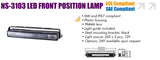 FORWARD POSITION LIGHT KIT, LED 12V     NS-3103