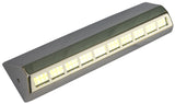 Cargo Light / Porch Light Assy - LED, Polished Stainless Bezel, Rect. Holes (7") - IBP25CTBA
