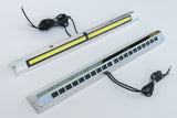 Cargo Light / Porch Light Assy - LED, Stainless Bezel, Rectangular Grill Design (16")   IBP25CTBA-C1