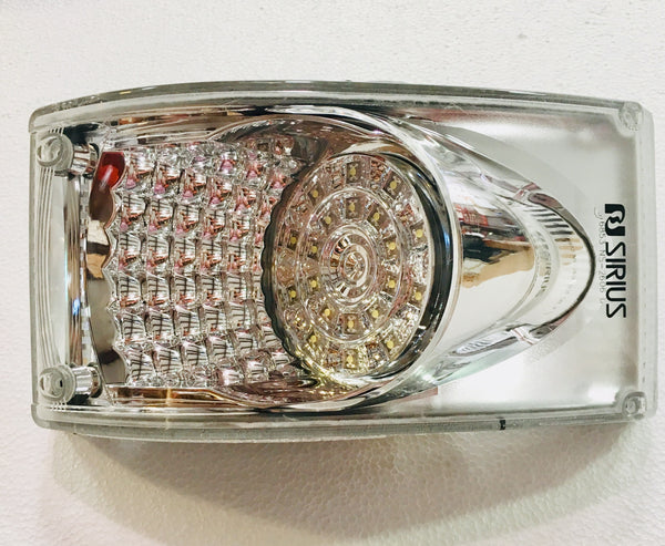 LED Taillight - Curved Banana Light, Clear    NS-2606S