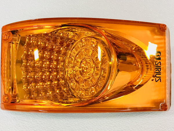 LED TAILLIGHT - CURVED BANANA LIGHT, AMBER     NS-2828S